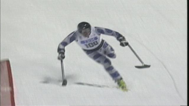 Greg Mannino lors des paralympiques 1998 à Nagano. [RTS]