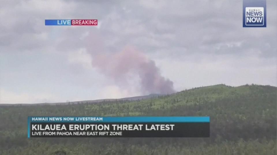 Le volcan Kilauea, à Hawaï, en éruption