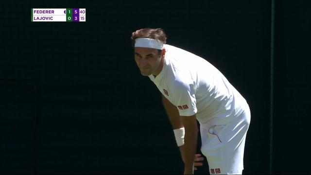 1er tour, R.Federer (SUI) – D.Lajovic (SRB) (6-1, 6-3): deux sets à rien pour le Suisse