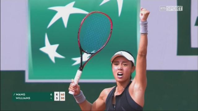 1er tour, Wang (CHN) - Williams (USA) 6-4 7-5: Venus Williams est éliminée dès le 1er tour