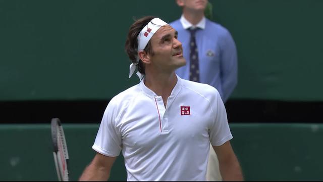 1-8, R.Federer (SUI) - A.Mannarino (FRA) (6-0, 7-5, 6-4): Federer se qualifie pour les quarts