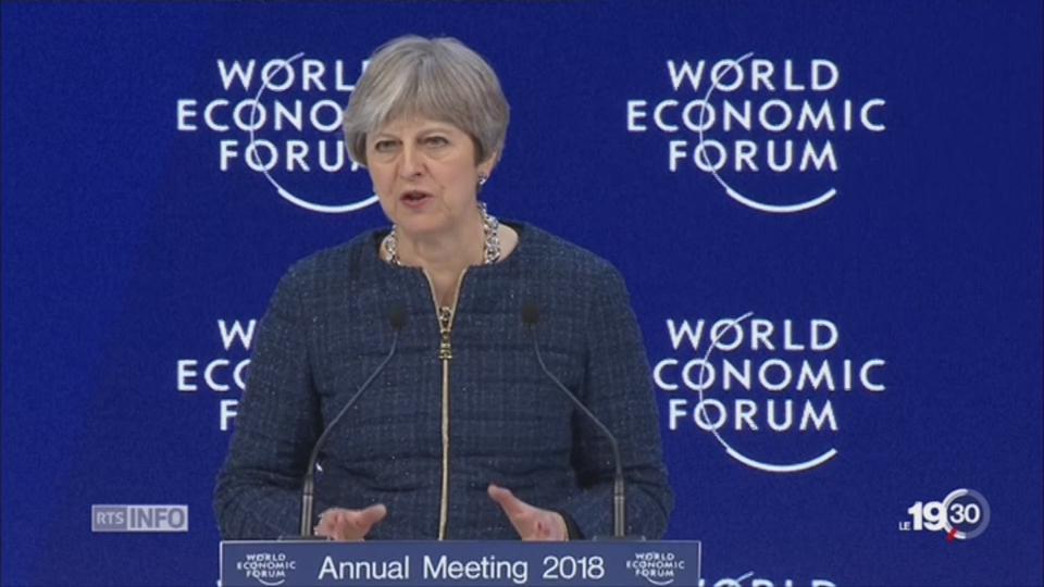 WEF: Theresa May en 2018.