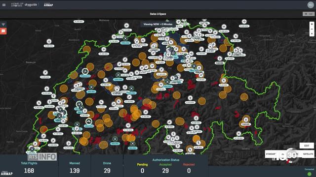 Drones: la Suisse pourrait être le premier pays à mettre en place un système de gestion de l'espace aérien