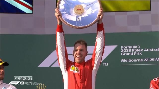 F1 - GP Melbourne: Sebastian Vettel l'emporte devant Lewis Hamilton