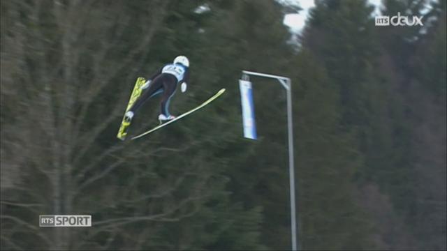Saut à ski: Simon Ammann a pris la troisième place en Autriche