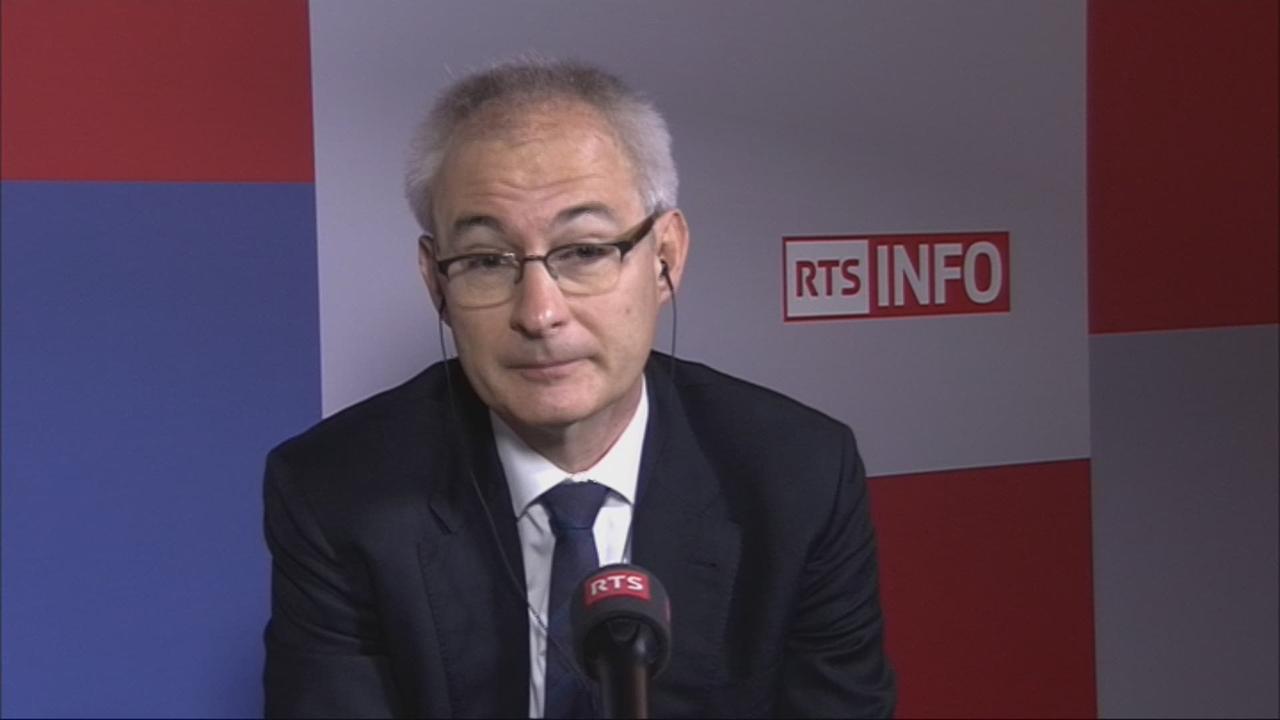 L'invité de Romain Clivaz (vidéo) - Bernhard Pulver, président du gouvernement bernois [RTS]