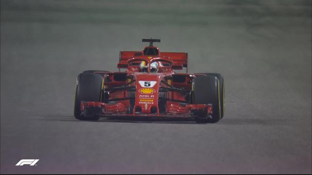 GP de Bahreïn: victoire de Vettel (GER) devant Bottas (FIN) 2e et Hamilton (GBR) 3e