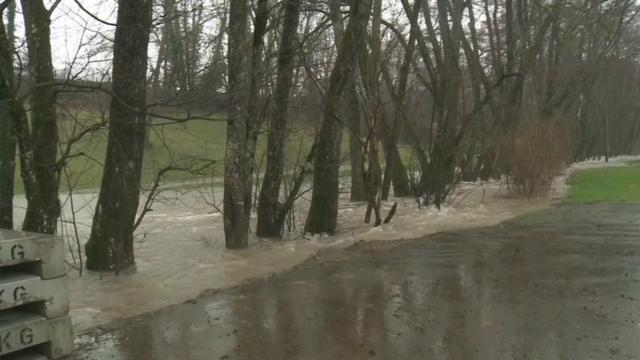 Plusieurs rivières sont en crue en Suisse romande
