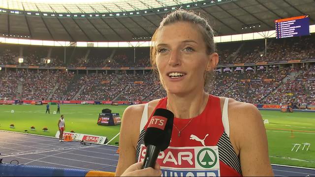 Théo Gonzalez [19 h 27] Athlétisme, 400m haies dames: Léa Sprunger au micro de RTSsport après sa course