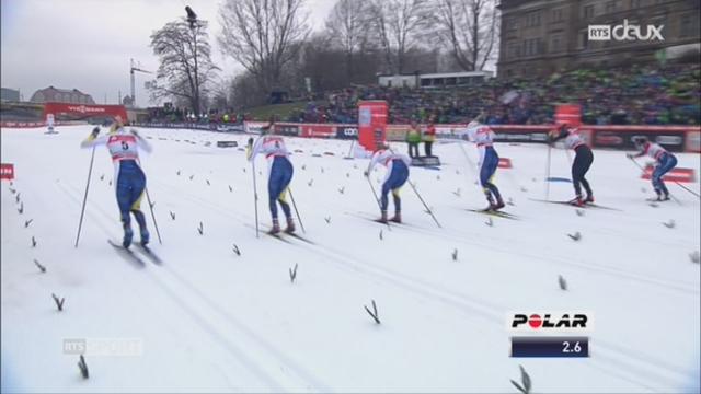 Ski nordique: Laurien van der Graaff a pris la 4e place du sprint de Coupe du monde en skating de Dresde, en Allemagne