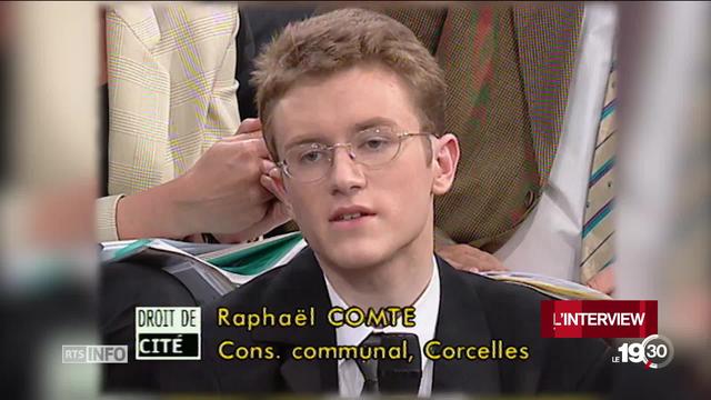 Portrait de Raphaël Comte, le libéral radical neuchâtelois siège au Conseil des Etats depuis l'âge de 30 ans