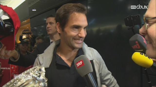 Federer a été accueilli par son public à Zurich