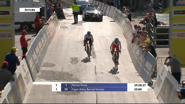 3e étape, Ollon-Villars: victoire d'Egan Bernal (COL) lors du contre-la-montre