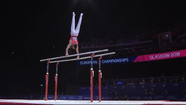 Gymnastique, barre parallèle: Oliver Hegi (SUI)