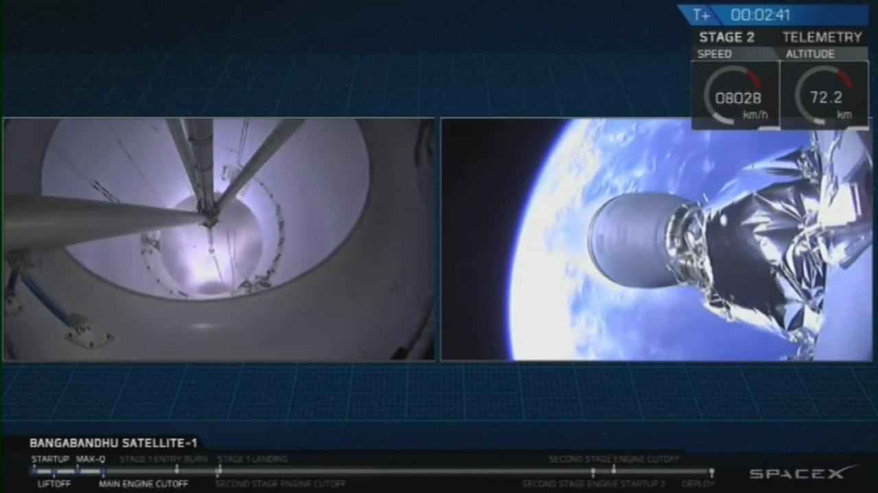 SpaceX lance avec succès sa fusée Falcon 9