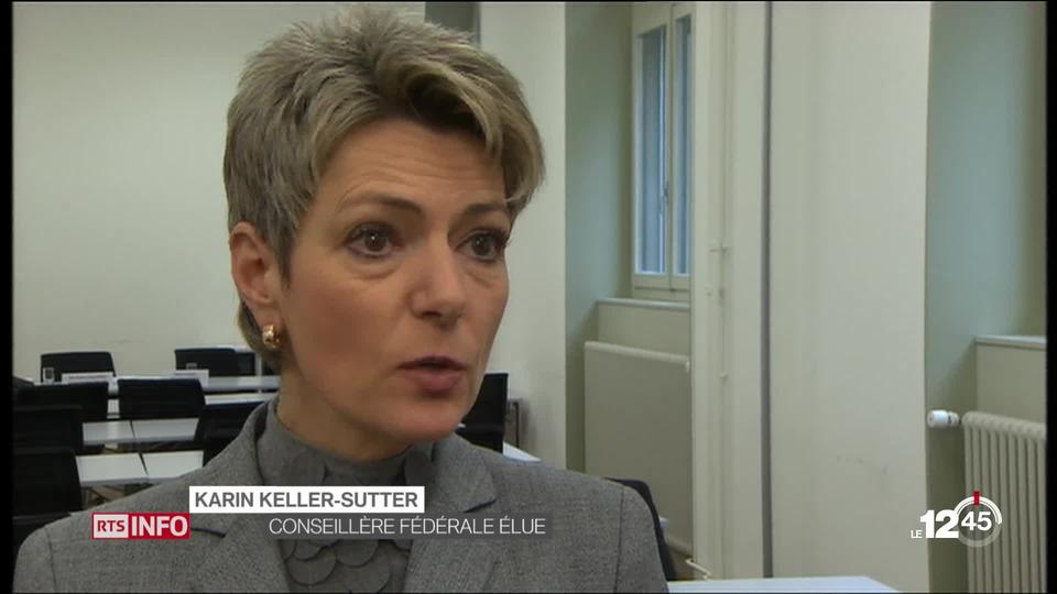 Le parcours politique de la nouvelle conseillère fédérale Karin Keller-Sutter (PLR)