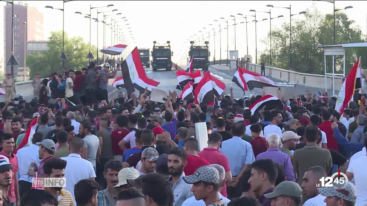 Irak: la contestation du peuple grandit pour dénoncer la corruption ainsi qu’une pénurie d’eau et d’électricité [RTS]