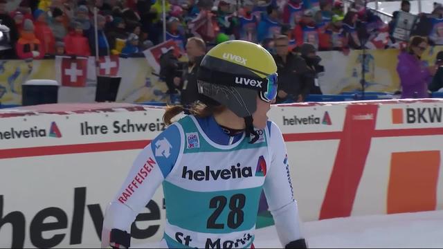 St-Moritz (SUI), qualification du slalom parallèles dames: Carole Bissig (SUI)