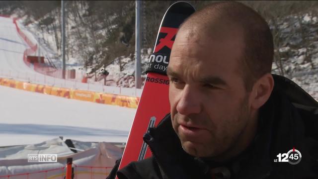 Ski alpin: Didier Defago a ouvert la voie des entraînements de la descente de Jeongseon
