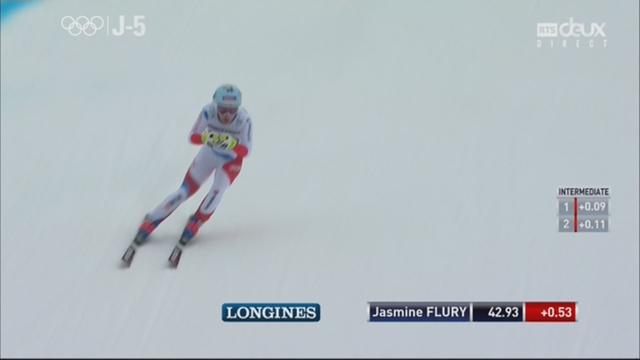 Garmisch (ALL), descente dames: Jasmine Flury (SUI)