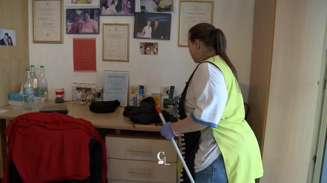 Nathalie travaille dans des ateliers protégés de Villars-sur-Glâne (FR) depuis l’âge de 20 ans