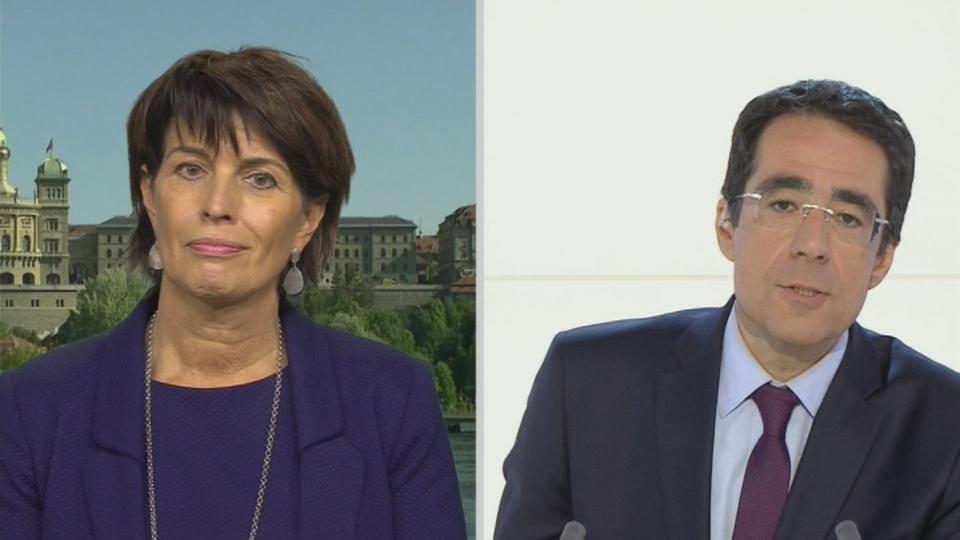 Doris Leuthard encourage les jeunes femmes à se lancer en politique