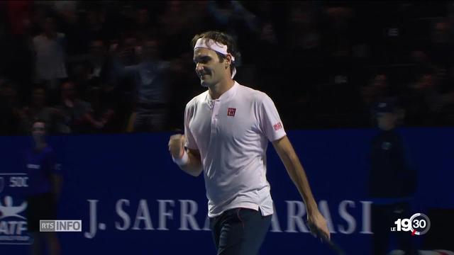 En battant facilement le russe Medvedev en deux sets, Roger Federer se qualifie pour la finale des Swiss Indoors
