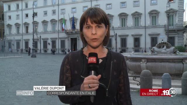 Italie gouvernement: duplex avec Valérie Dupont, à Rome