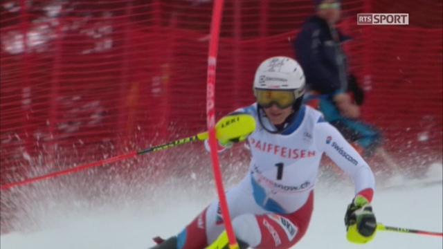 Lenzerheide (SUI), Slalom dames, 2e manche: 3e place pour Wendy Holdener (SUI)