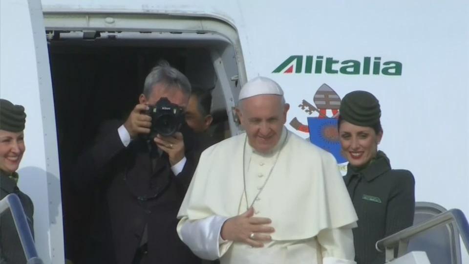 Le pape est en route pour Genève