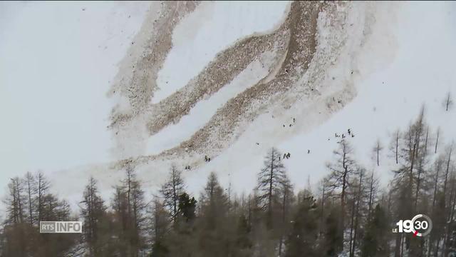 Avalanche au-dessus de Riddes, quatre disparus, deux corps localisés