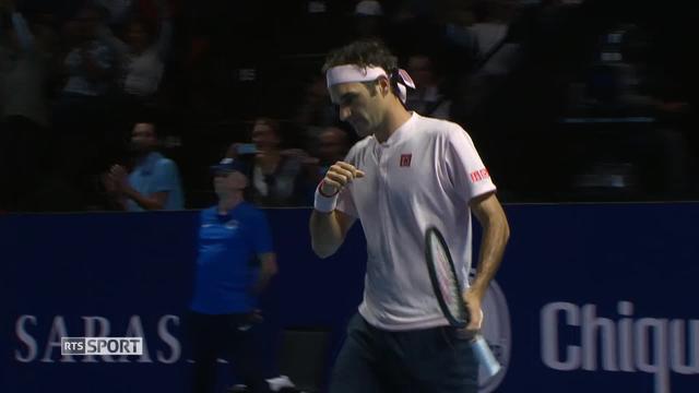 Tennis, Swiss Indoors de Bâle: Federer passe en 8e en 3 sets (6-4, 4-6, 6-4)