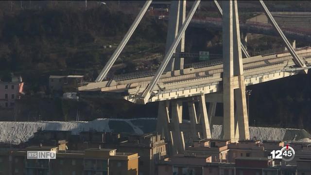 Les débris du pont effondré à Gênes analysés par des experts suisses: le rapport est accablant