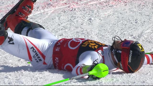Kranjska Gora (SLO), slalom hommes, 2e manche: Marcel Hirscher (AUT) s'impose
