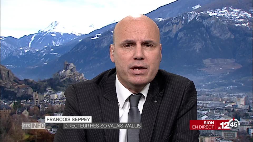 François Seppey, directeur HES-SO VS, commente la création d'un nouvel Institut dédié à l'énergie et l'environnement.