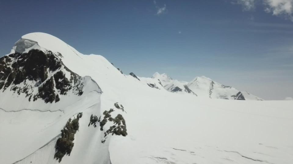 Vu des Alpes par drone