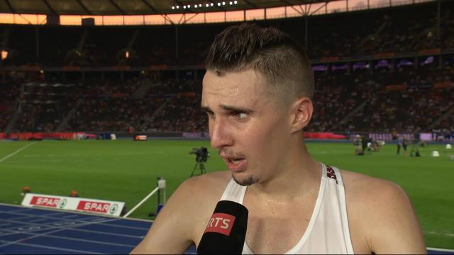 Athlétisme, 10’000m messieurs: la réaction de Julien Wanders