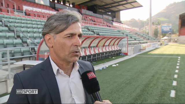 Football: Interview de Jacobacci (entraîneur du FC Sion)