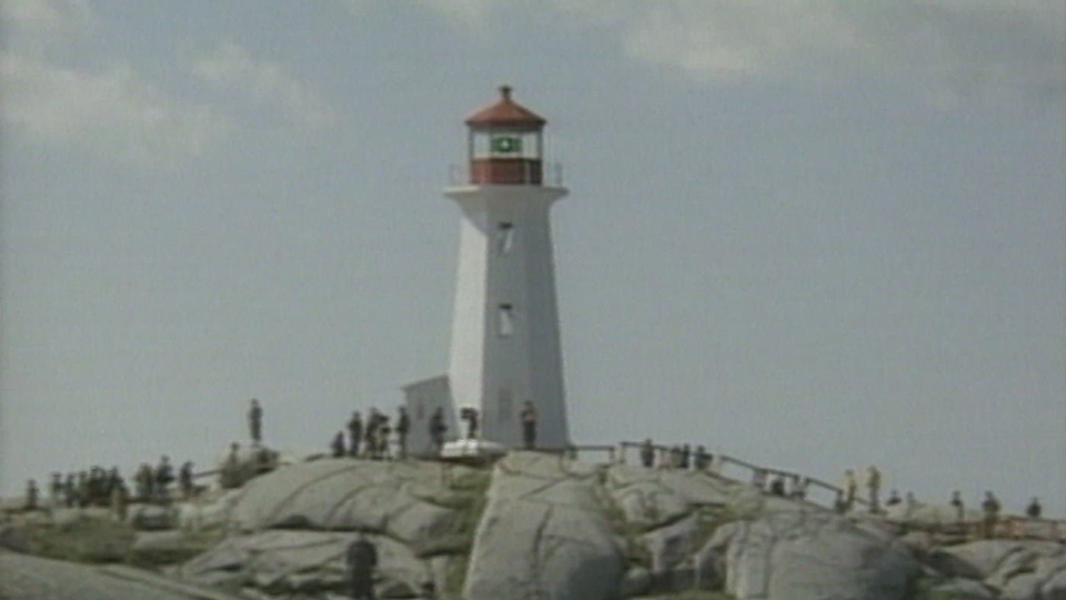 Le phare de Peggy's Cove au Canada.