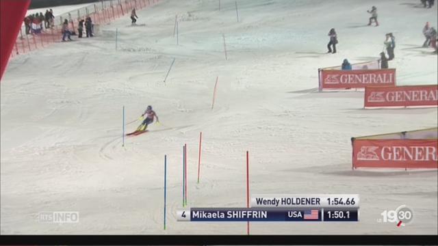 Slalom dames-Zagreb: Wendy Holdener a terminé à la 2e place derrière Mikaela Shiffrin