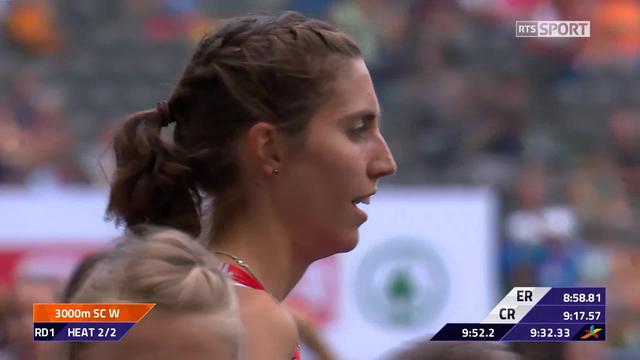 Athlétisme, 3000m steeple dames: Schlumpf (SUI) remporte sa série et se qualifie pour la suite de la compétition
