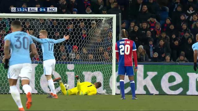 1-8e de finale, FC Bâle – Manchester City (0-4): 53e Gündogan