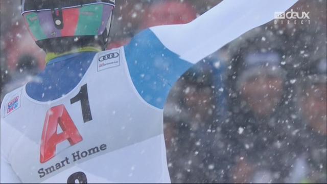 Kitzbuehel (AUT), slalom messieurs 2e manche: Daniel Yule (SUI)