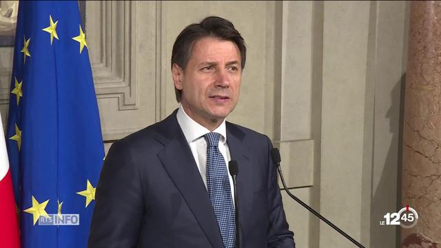 Italie: le nouveau chef du gouvernement Giuseppe Conte veut rassurer