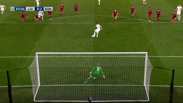 1-2 finale aller, Liverpool – Rome (5-2): 85e Perotti sur penalty