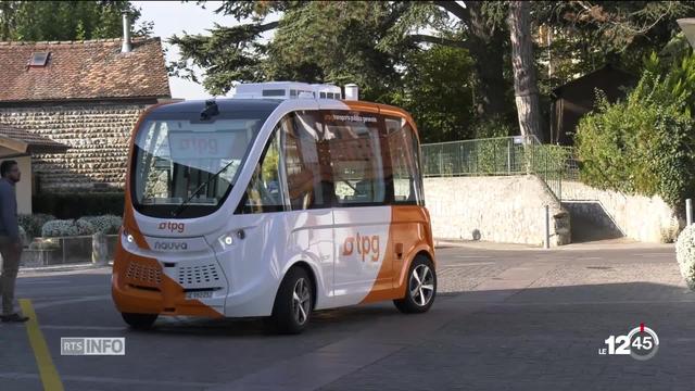 Des navettes électriques et autonomes à Genève