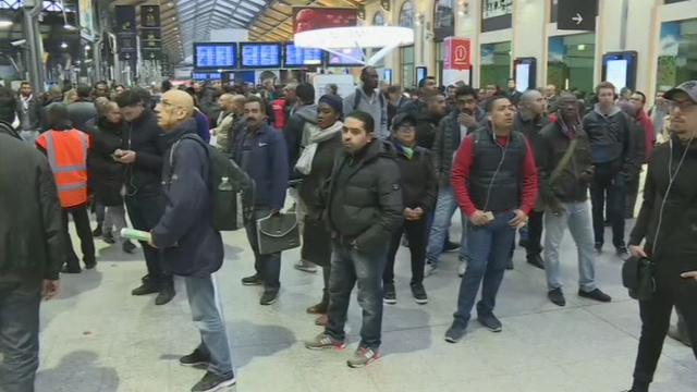 La protestation des cheminots français continue