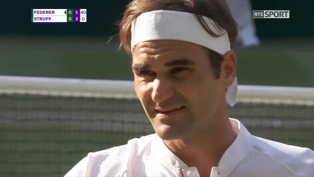 3e tour, R.Federer (SUI) - J-L. Struff (GER) (6-3)