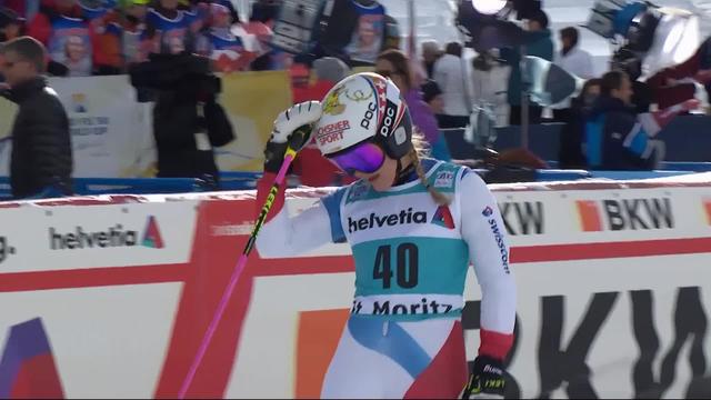St-Moritz (SUI), qualification du slalom parallèles dames: Charlotte Chable (SUI)