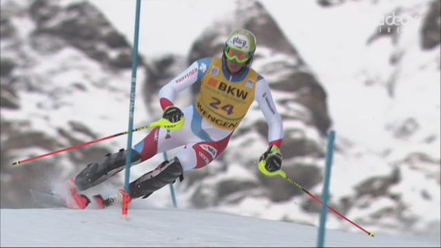Wengen (SUI), 1re manche de slalom: meilleur Suisse, Ramon Zenhausern, se classe 6e